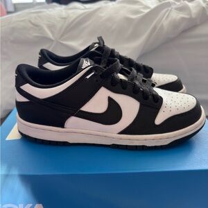 Nike Black and White Low-Top Sneakers
